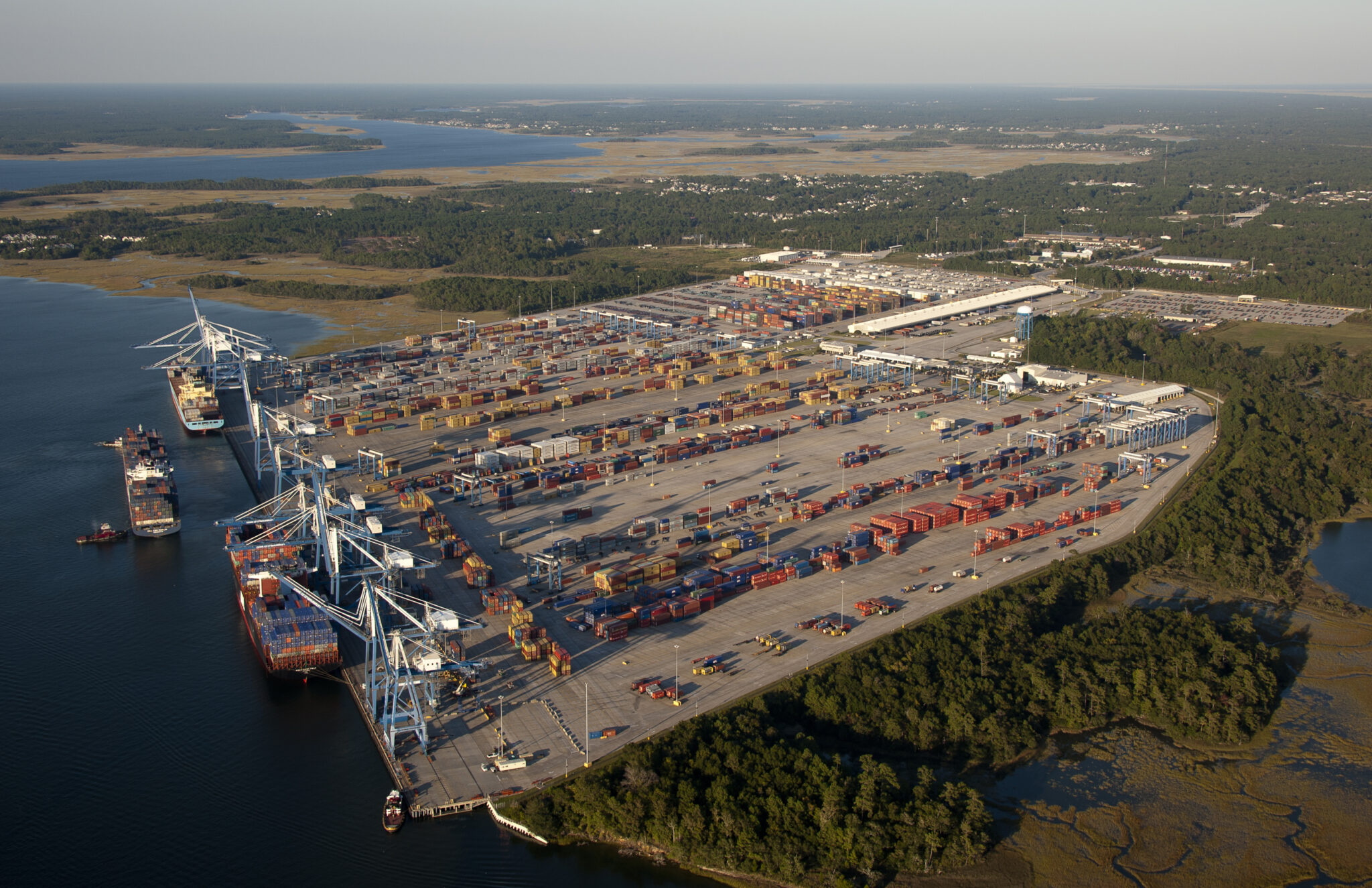 Aerial Photography: Port of Charleston - SC Ports Authority